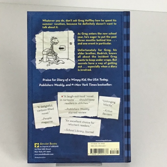 Diary of a Wimpy Kid New Hard Cover Book - Picture 5 of 5